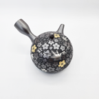 Banko-yaki Teapot - Suigetsu III - Sakura and Maple with Real Gold Accents -350ml