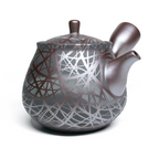 Banko-Yaki Kyusu Teapot, "Black Weaver" - Suigetsu III - 350ml