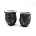 Japanese Teacup Yunomi Pair - Shimizu Suigetsu III - 250ml / 210ml