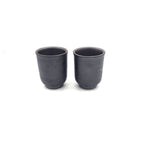 Japanese Teacup Set of 2 Maple Leaf Yunomi Tea Cups Banko-yaki - 240ml
