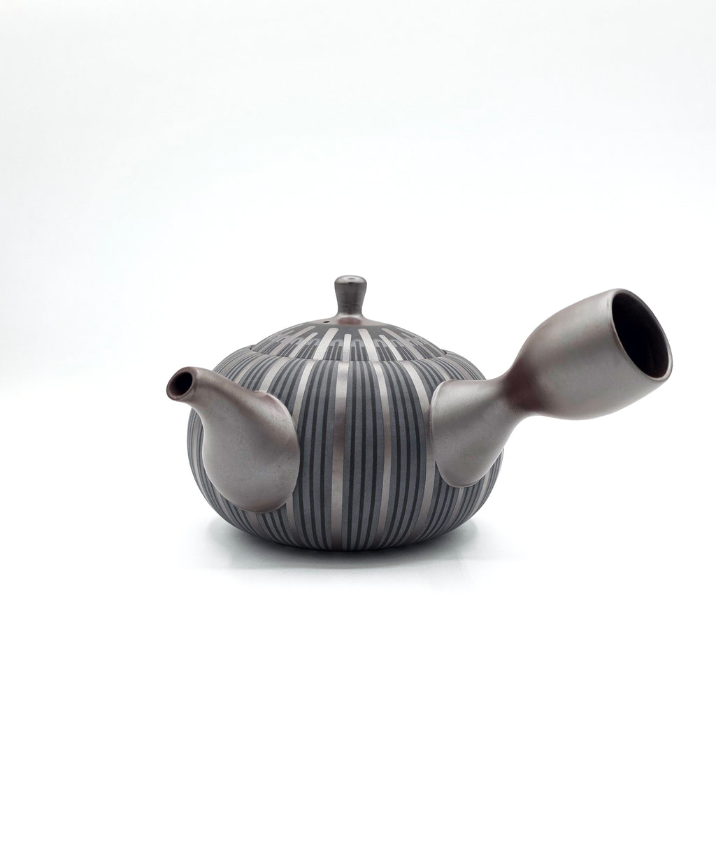 Banko-Yaki Kyusu Teapot, "Thousand Lines" - Suigetsu III - 400ml
