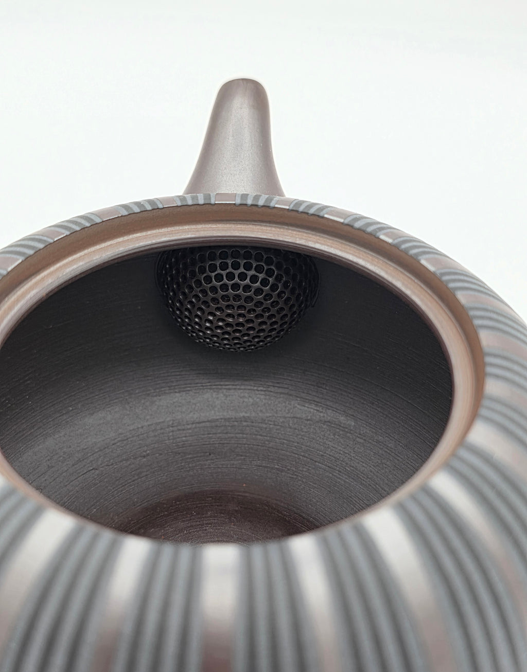 Banko-Yaki Kyusu Teapot, "Thousand Lines" - Suigetsu III - 400ml
