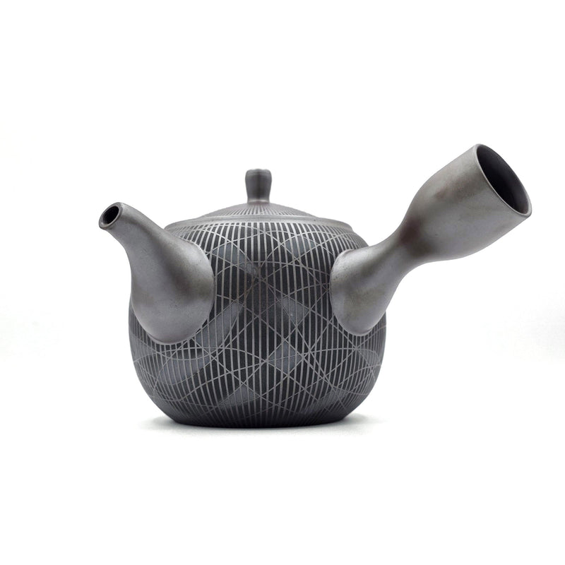 Banko-Yaki Kyusu Teapot, "Kagome" - Suigetsu III - 490ml