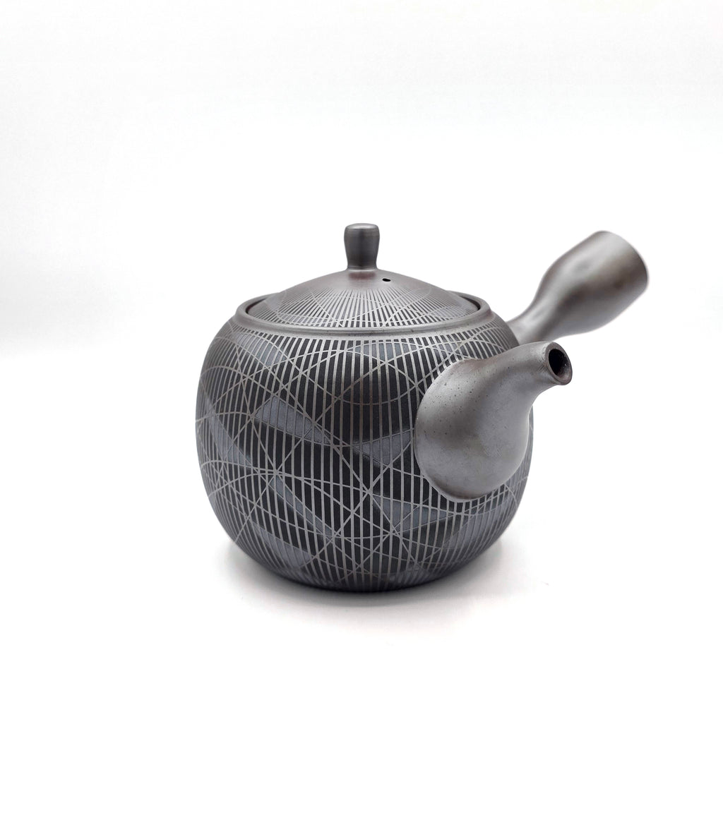 Banko-Yaki Kyusu Teapot, "Kagome" - Suigetsu III - 490ml