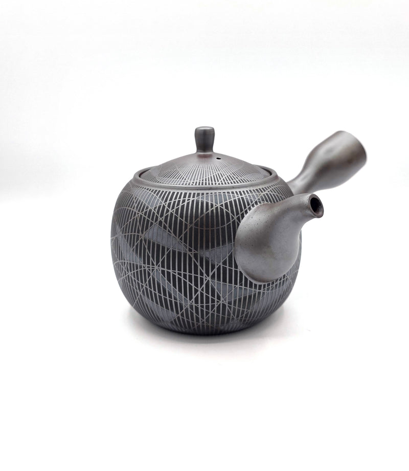 Banko-Yaki Kyusu Teapot, "Kagome" - Suigetsu III - 490ml