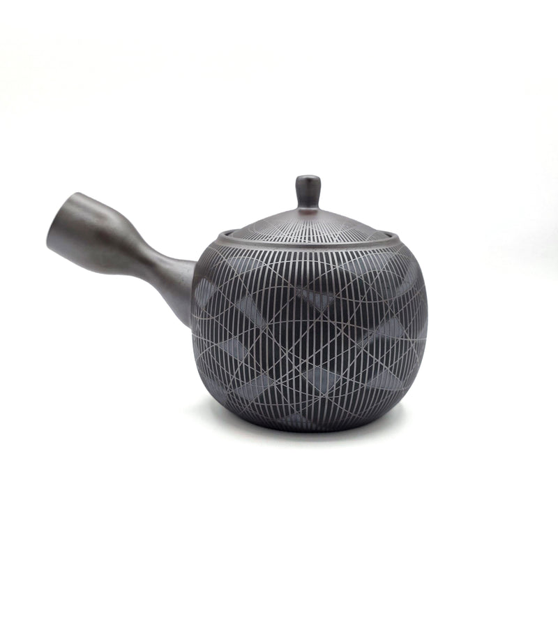 Banko-Yaki Kyusu Teapot, "Kagome" - Suigetsu III - 490ml
