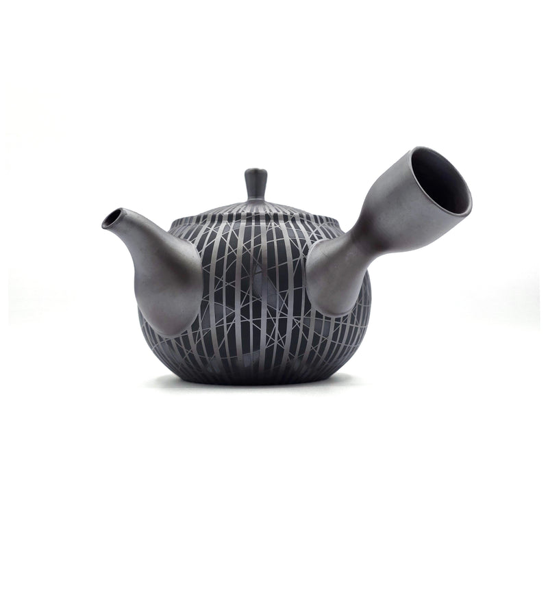 Banko-Yaki Kyusu Teapot, "Sudare" - Suigetsu III - 390ml