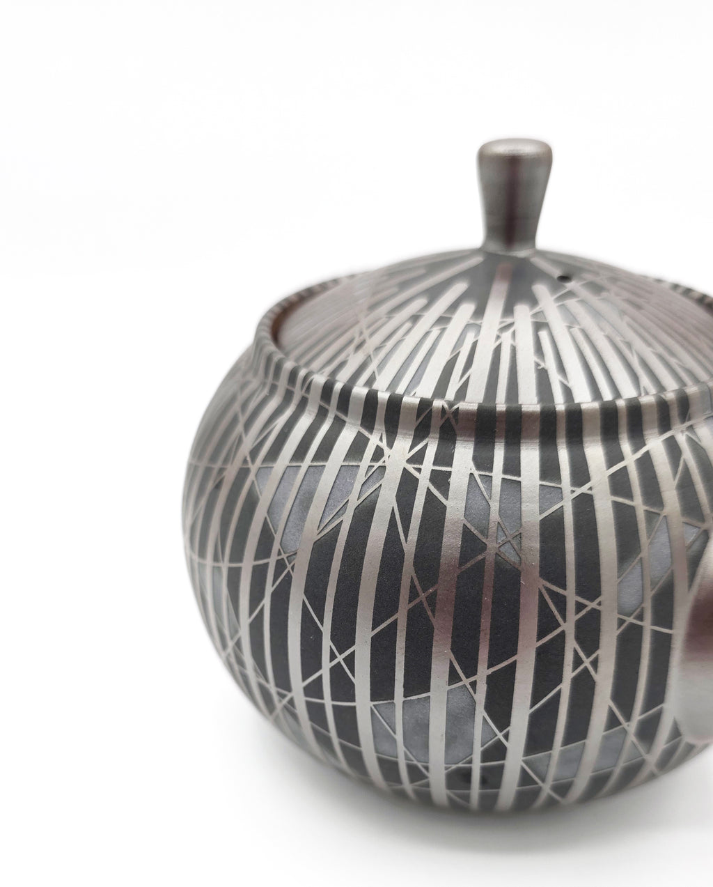Banko-Yaki Kyusu Teapot, "Sudare" - Suigetsu III - 390ml