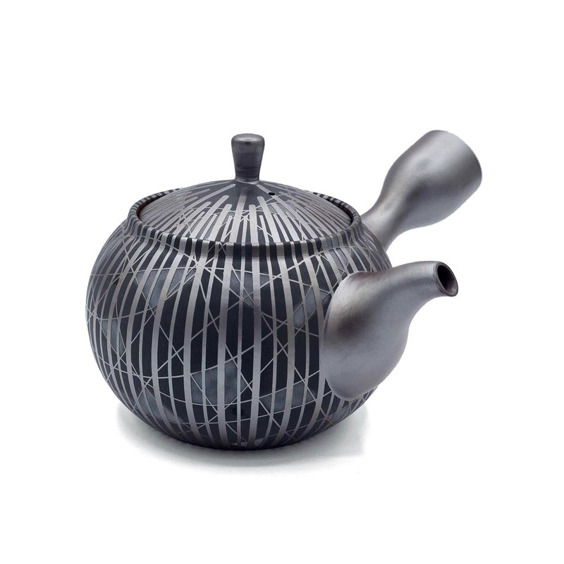 Banko-Yaki Kyusu Teapot, "Sudare" - Suigetsu III - 390ml