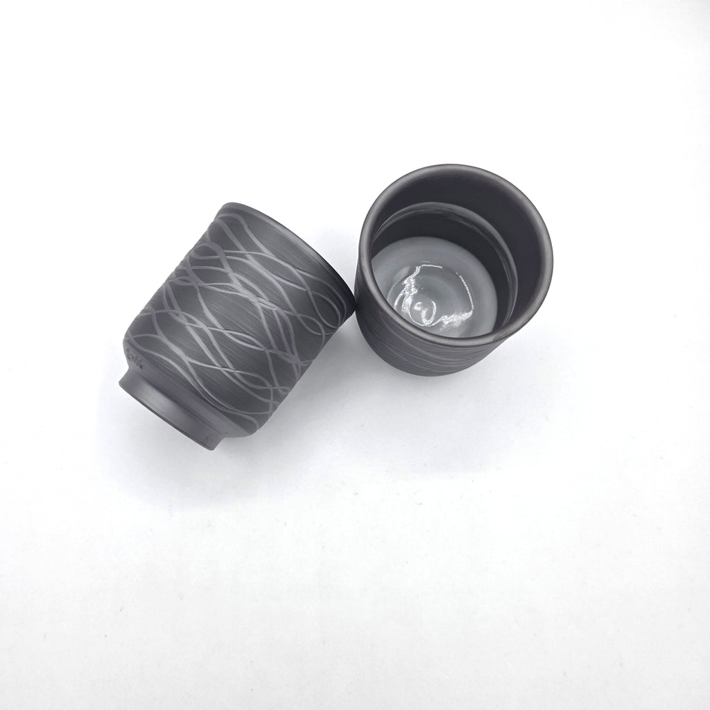 Banko-yaki Yunomi Tea Cups - Suigetsu kiln - 240ml