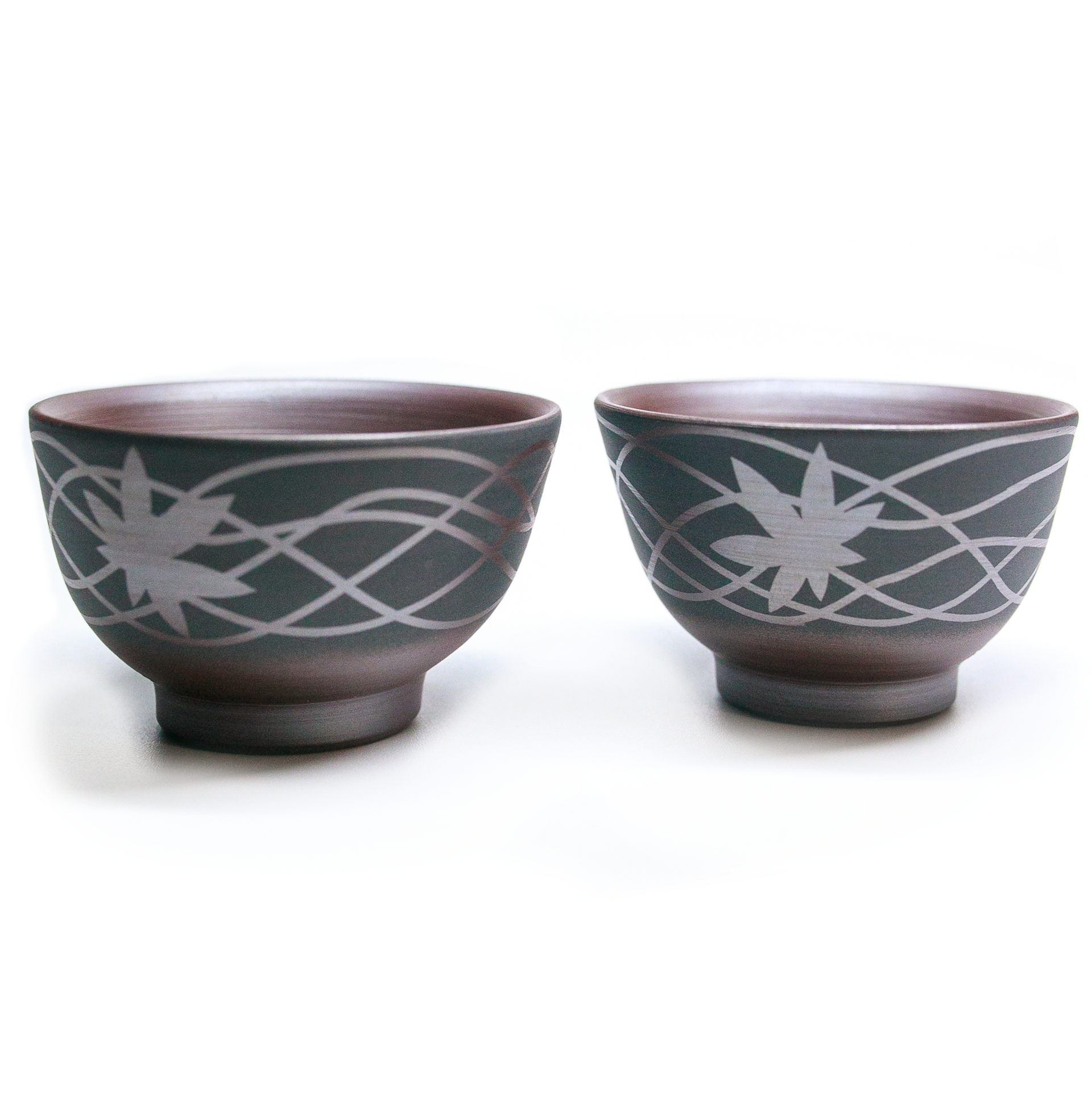 Yunomi Teacup, Banko-Yaki, Pair - Suigetsu Kiln - 80ml – Artisanal
